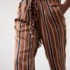 brown drawstring pant