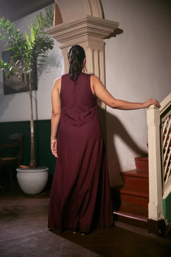 v neck dress, relaxed fit, maxi dress