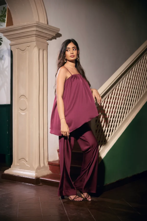 evening wear, asymmetric, bias cut, strappy, elasticated waistband