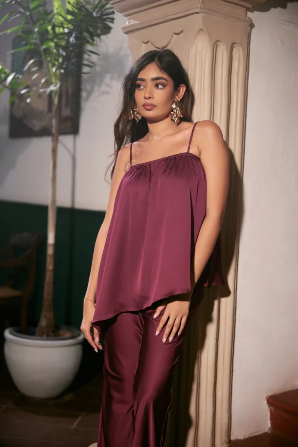 evening wear, asymmetric, bias cut, strappy, elasticated waistband